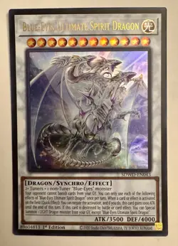 Blue-Eyes Ultimate Spirit Dragon - SDWD-EN043 Ultra Rare 1st Edition Yugioh - Image 1