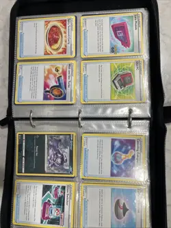 Pokemon Card Collection - Over 320 Cards With Leather Back Zippered Binder - Image 4