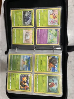 Pokemon Card Collection - Over 320 Cards With Leather Back Zippered Binder - Image 5