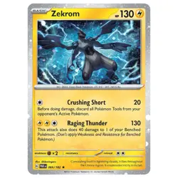 Zekrom 066/182 - Cosmos Holo - Paradox Rift Blister Promo - NM Pokemon Card - Image 1