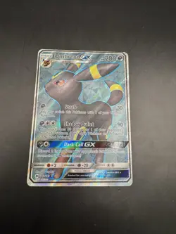 Pokemon Umbreon GX TCG Full Art Holo Card Sun & Moon 142/149 MINT - Image 2