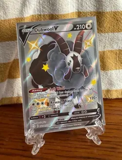 Pokemon TCG Dubwool v Shining Fates Holo Card SV120/SV122 - Image 1