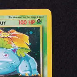 #18 Venusaur 18/130 Base Set 2 Holo Pokemon Card TCG - Image 3