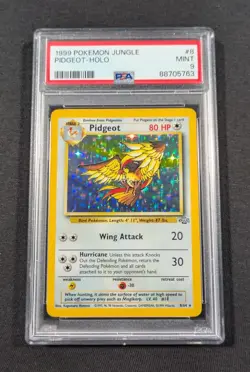 Pokemon Card Holo Pidgeot 8/64 PSA 9 MINT Jungle - Image 1