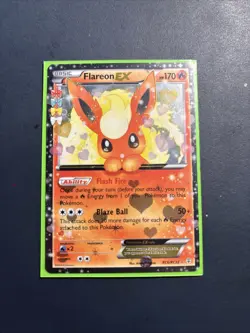 Pokemon TCG Flareon EX RC6/RC32 Holo Rare Radiant Collection Card - Image 1