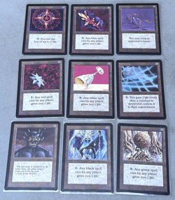 Magic The Gathering Beta Set MTG Card Lot 126/302 Channel Earthband Basic Land - Image 2