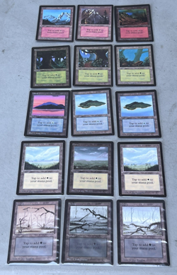 Magic The Gathering Beta Set MTG Card Lot 126/302 Channel Earthband Basic Land - Image 5