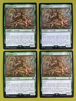 Generous Ent x4 The Lord of the Rings: Tales of Middle-Earth 4x MTG - Image 1