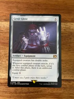 Final Fantasy Genji Glove non foil Magic MTG FIN258 - Image 1