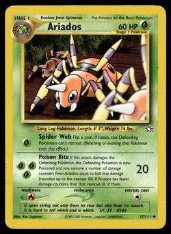 Pokemon TCG | Neo Genesis | Ariados | 27/111 | LP #3 - Image 1