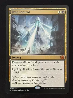 1x MTG Pest Control - Outlaws of Thunder Junction: The Big Score (BIG) #22 - Image 1