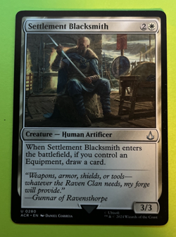 Settlement Blacksmith ACR 280 MTG NM/M Never Played - Image 1