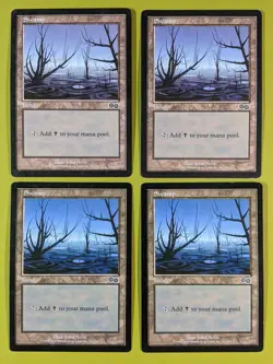 Swamp (341) x4 Urza's Saga 4x Playset Magic the Gathering MTG - Image 1