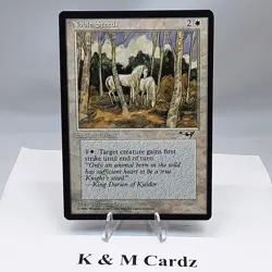 MTG - Alliances - Noble Steeds (Trees in Forefront) - Common - LP - Playset x4 - Image 1
