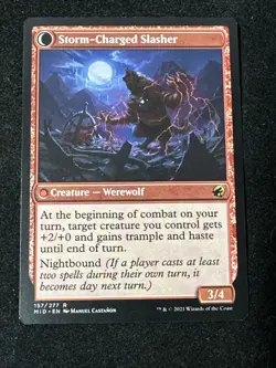 MTG Reckless Stormseeker 157/553 Storm Charged Slasher Midnight Hunt MID NM - Image 2