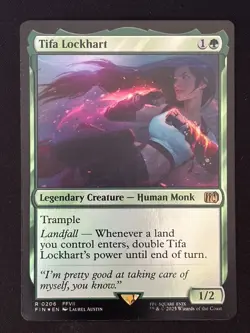 1x MTG Tifa Lockhart (Foil) - FINAL FANTASY (FIN) #206 - Magic the Gathering - Image 1