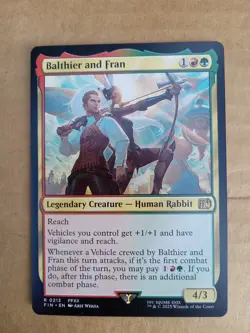Magic the Gathering Balthier and Fran FINAL FANTASY MTG Free Shipping! - Image 1