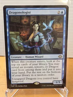 Dragonologist #42 Tarkir: Dragonstorm Non-Foil MTG - Image 1
