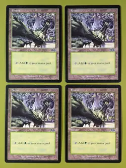Forest (350) x4 Urza's Saga 4x Playset Magic the Gathering MTG - Image 1