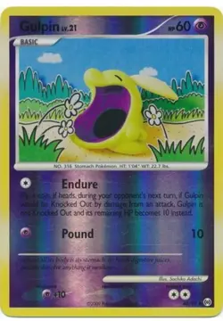 Gulpin - 40/99 - Uncommon - Reverse Holo NM, English Pokemon Arceus - Image 1