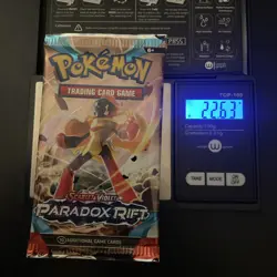 (VERY HEAVY) 22.63g Pokemon TCG Paradox Rift Booster Pack (SEALED)✅ - Image 1