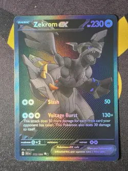Pokemon TCG Zekrom EX BWR 174/086 Black Bolt ENGLISH NM+ (PACK FRESH) - Image 1