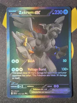 Pokemon TCG Zekrom EX BWR 174/086 Black Bolt ENGLISH NM+ (PACK FRESH) - Image 2