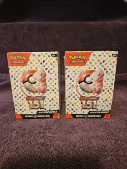 Pokemon TCG Scarlet & Violet 151 Booster Bundle LOT of 2 Sealed SHIPS TODAY! - Image 1