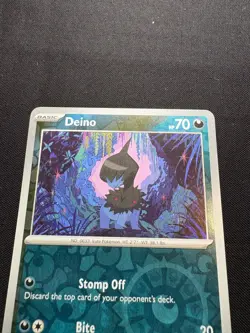 Deino 117/191 Reverse Holo Common LP-NM - Pokemon S&V Surging Sparks SSP - Image 2