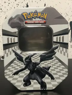 Pokemon TCG - Black & White: New Legends Tin 2011 Zekrom Collectible - EMPTY - Image 1