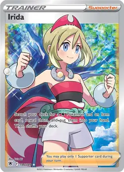 Irida (186/189) Sword & Shield: Astral Radiance​ - Near Mint Holofoil Pokemon TC - Image 1