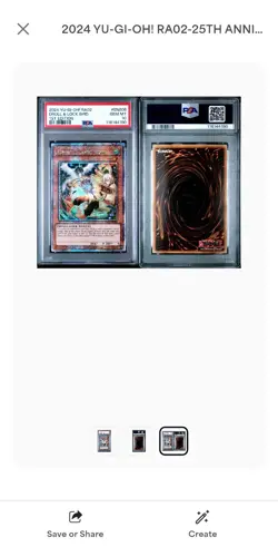 Droll & Lock Bird Alt Art Quarter Century Secret Rare RA02-EN006 YuGiOh ~ PSA 10 - Image 1