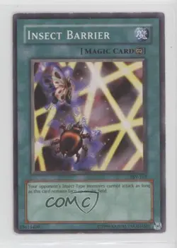 Insect Barrier Unlimited YuGiOh Pharaoh's Servant #PSV-102 2002 - Image 1