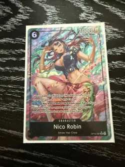 Nico Robin Alt Art OP12-087 NM One Piece Card Game English - Image 1