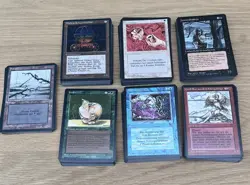 Magic The Gathering Foreign Black Border FBB German 247/306 Card Lot + Misprint - Image 1