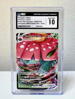 Venusaur VMAX SWSH102 Sword & Shield Promo Cards Holo CGC 10 Pokemon Card - Image 1