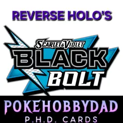 Pokemon Card - Black Bolt - English - reverse Holo Singles - Select Your Card - Image 1