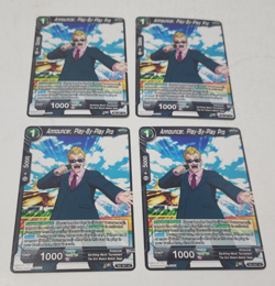 Dragon Ball Super Card Game Announcer, Play-By-Play Pro TB2-067 UC x4 Playset - Image 1