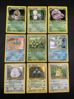 Pokemon Vintage Holo Rare Card Lot Base Set, Jungle, Neo Genesis, Rocket MP/HP - Image 1