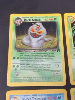 Pokemon Vintage Holo Rare Card Lot Base Set, Jungle, Neo Genesis, Rocket MP/HP - Image 2