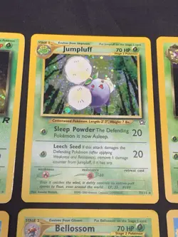 Pokemon Vintage Holo Rare Card Lot Base Set, Jungle, Neo Genesis, Rocket MP/HP - Image 3