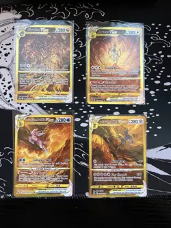 Pokemon TCG Sword And Shield Crown Zenith Gold Card Set GG67,68,69,70/70 - Image 1