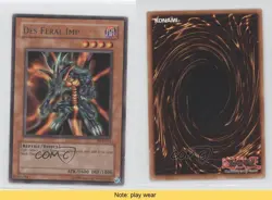 Des Feral Imp (R) Unlimited YuGiOh Dark Crisis #DCR-014 2003 READ 1l2 - Image 3