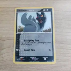 Poochyena 80/110 - LP EX Holon Phantoms - Pokemon 2006 Common TCG Card - Image 1