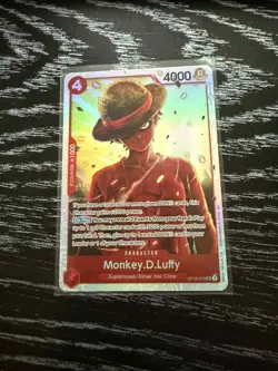 Monkey.D.Luffy SR OP12-015 NM One Piece Card Game English - Image 1