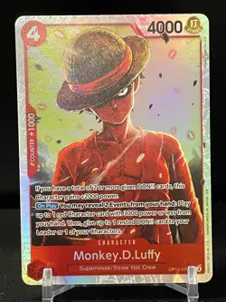Monkey.D.Luffy SR OP12-015 NM One Piece Card Game English - Image 1