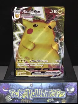 Pokemon Card Pikachu VMAX 044/185 Vivid Voltage Full Art Rare Near Mint - Image 1