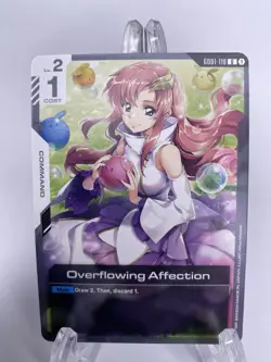 Overflowing Affection | GD01-118 | Gundam Card Game | English - Image 1