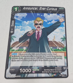 Dragon Ball Super Card Game Announcer, Ever-Curious TB2-066 C Common x4 Playset - Image 2