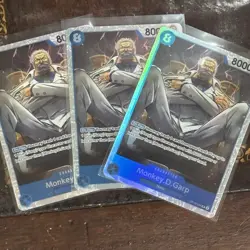 Monkey.D.Garp SR OP12-056 NM One Piece Card Game English - Image 1